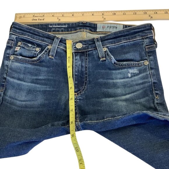 AG Adriano Goldschmied Super Skinny Ankle Legging Jeans Womens Size 26R - Picture 4 of 9